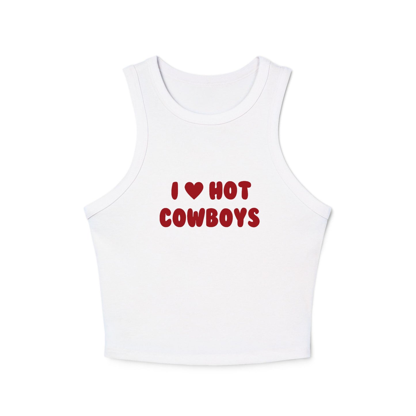 I Love Hot Cowboys Tank Top