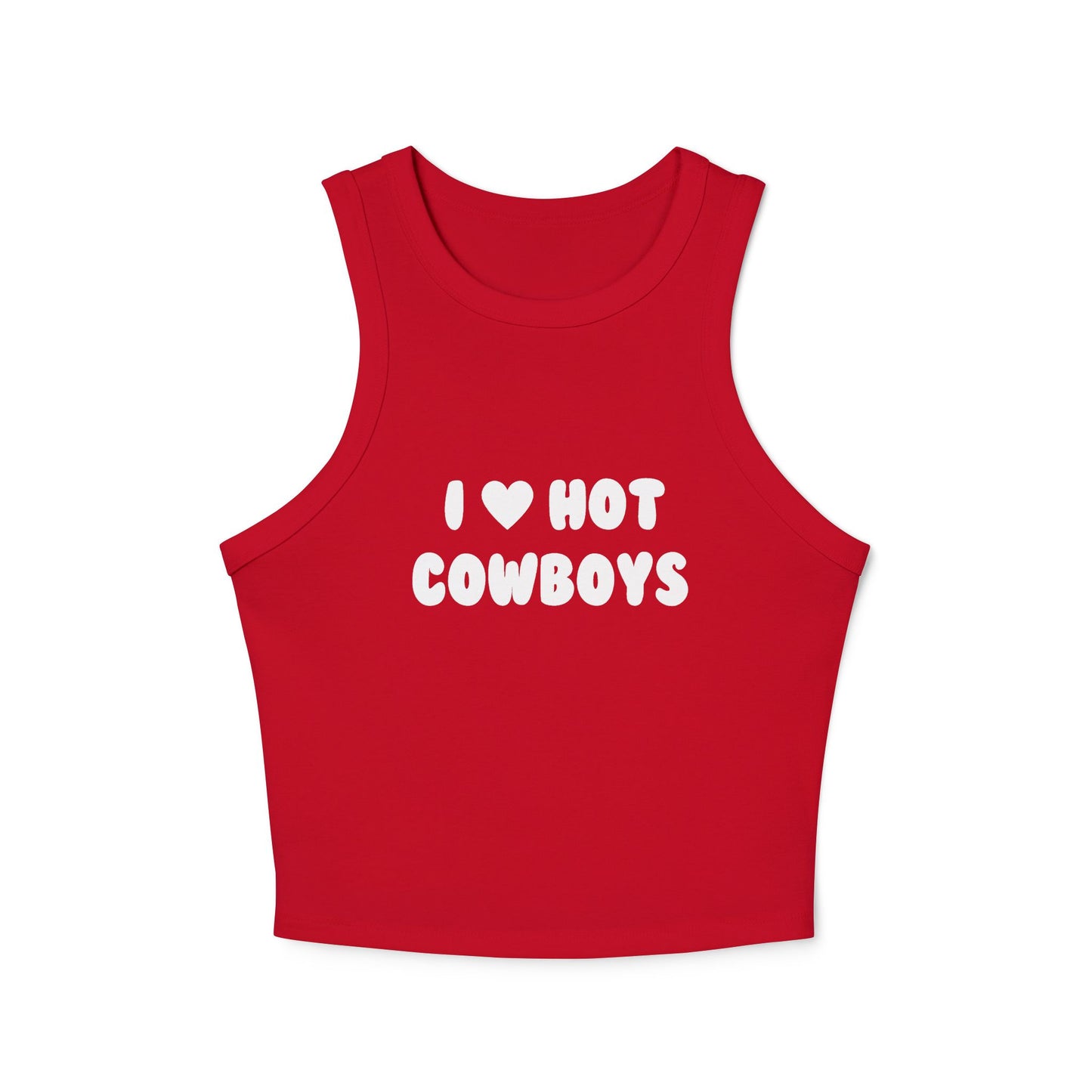 I Love Hot Cowboys Tank Top