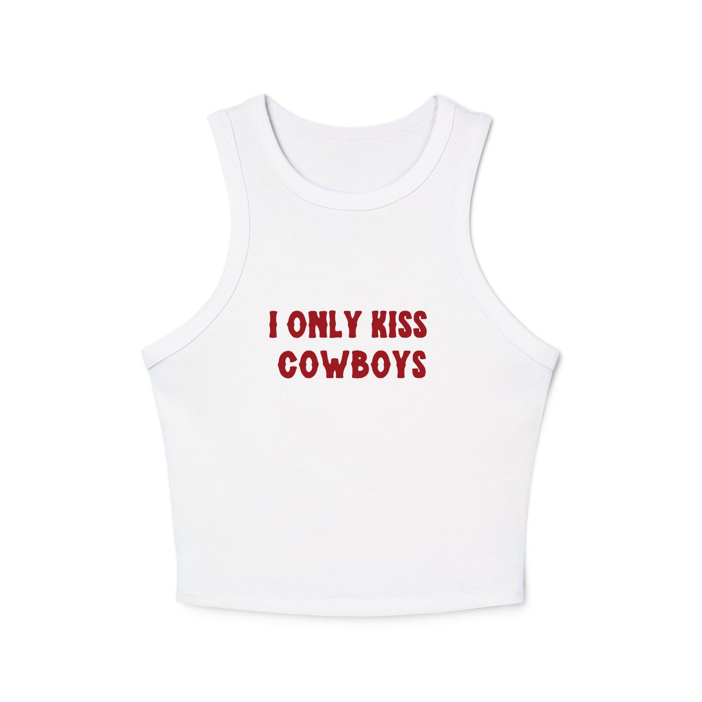 I Only Kiss Cowboys Tank Top