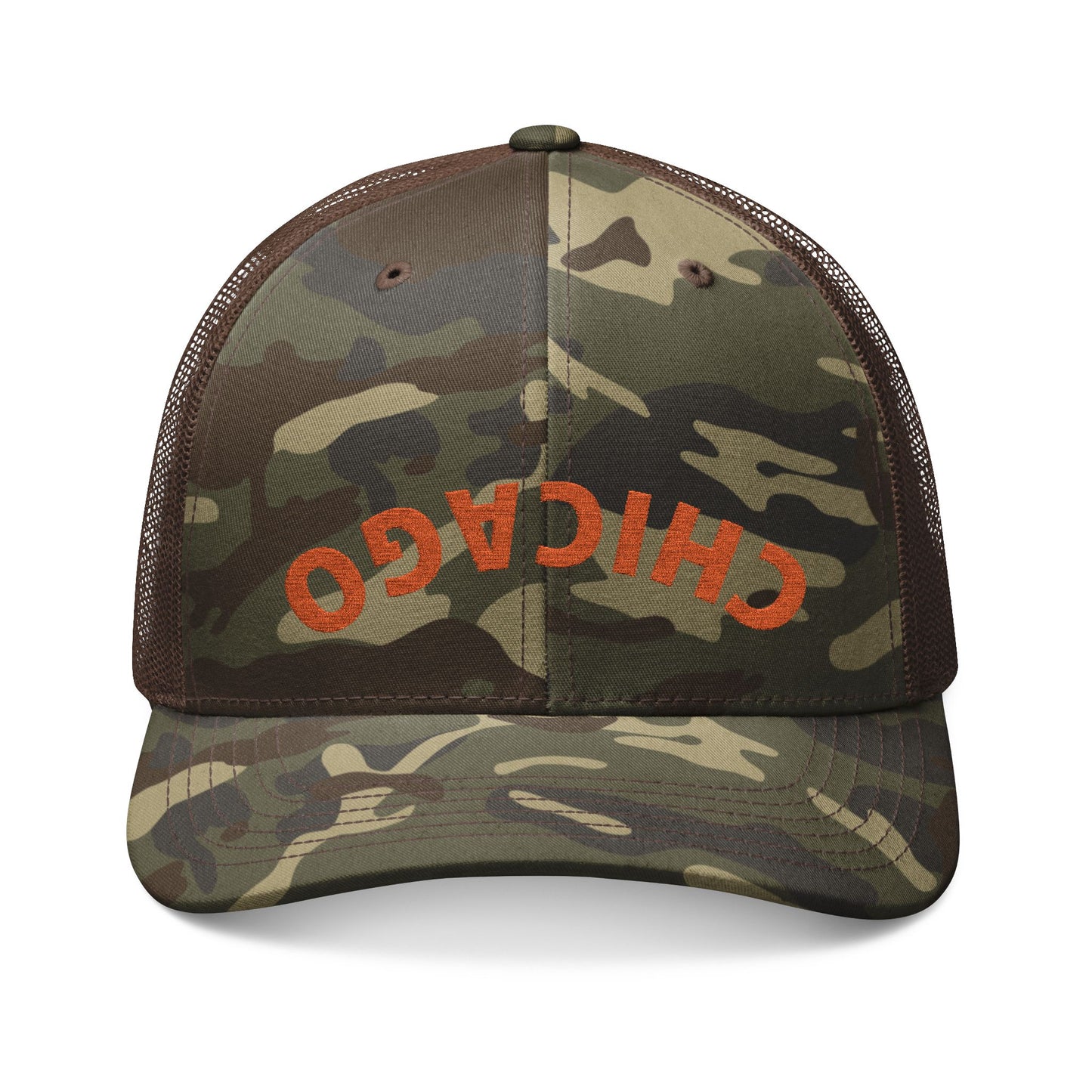 Chicago Camouflage Trucker Hat
