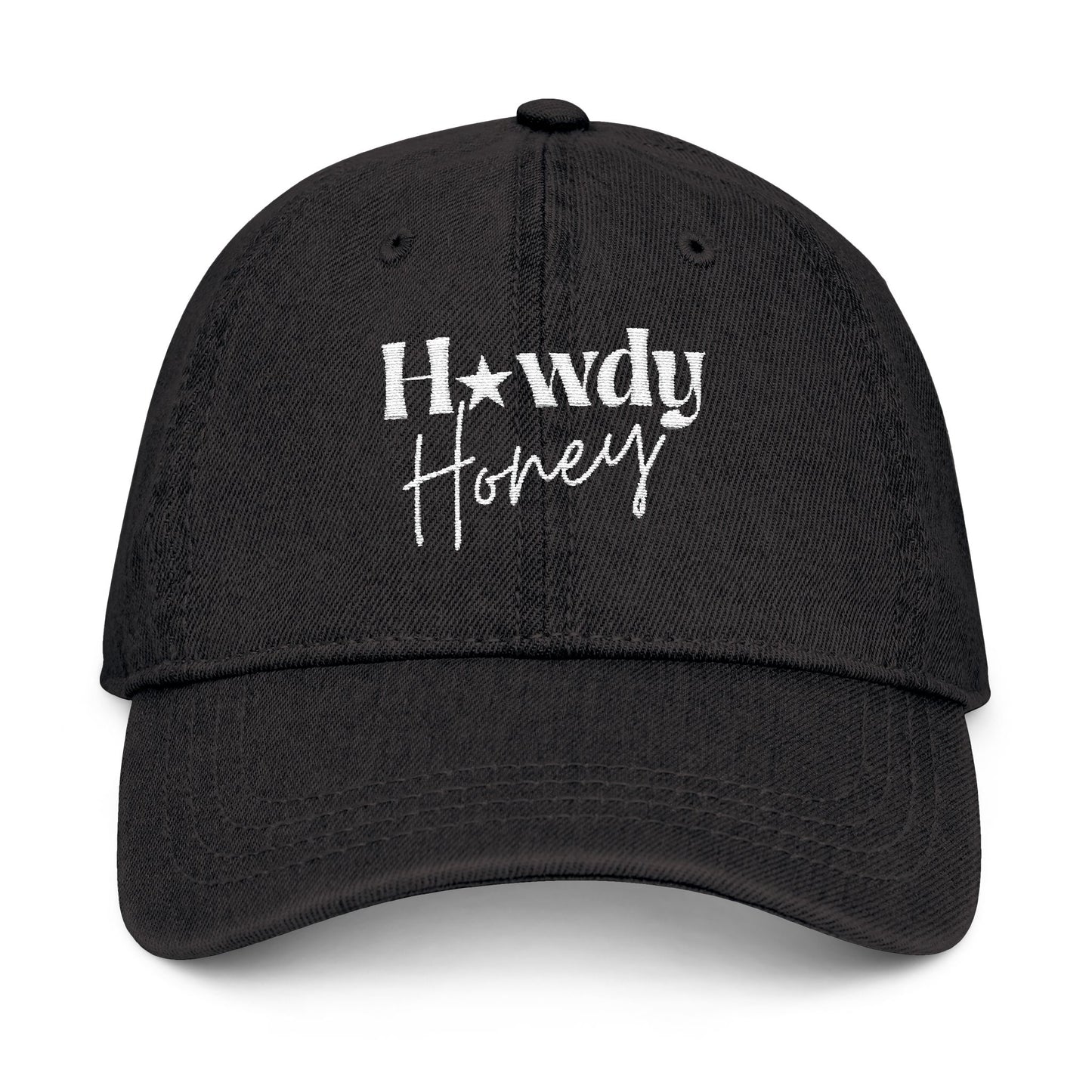 Howdy Honey Embroidered Denim Hat
