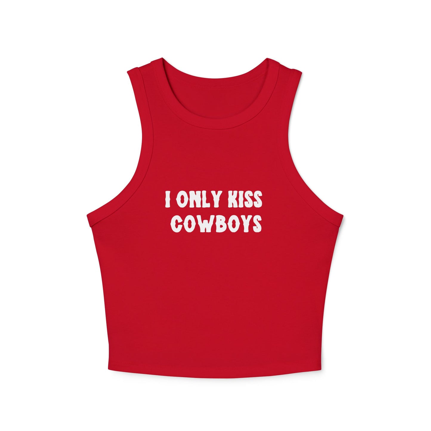 I Only Kiss Cowboys Tank Top