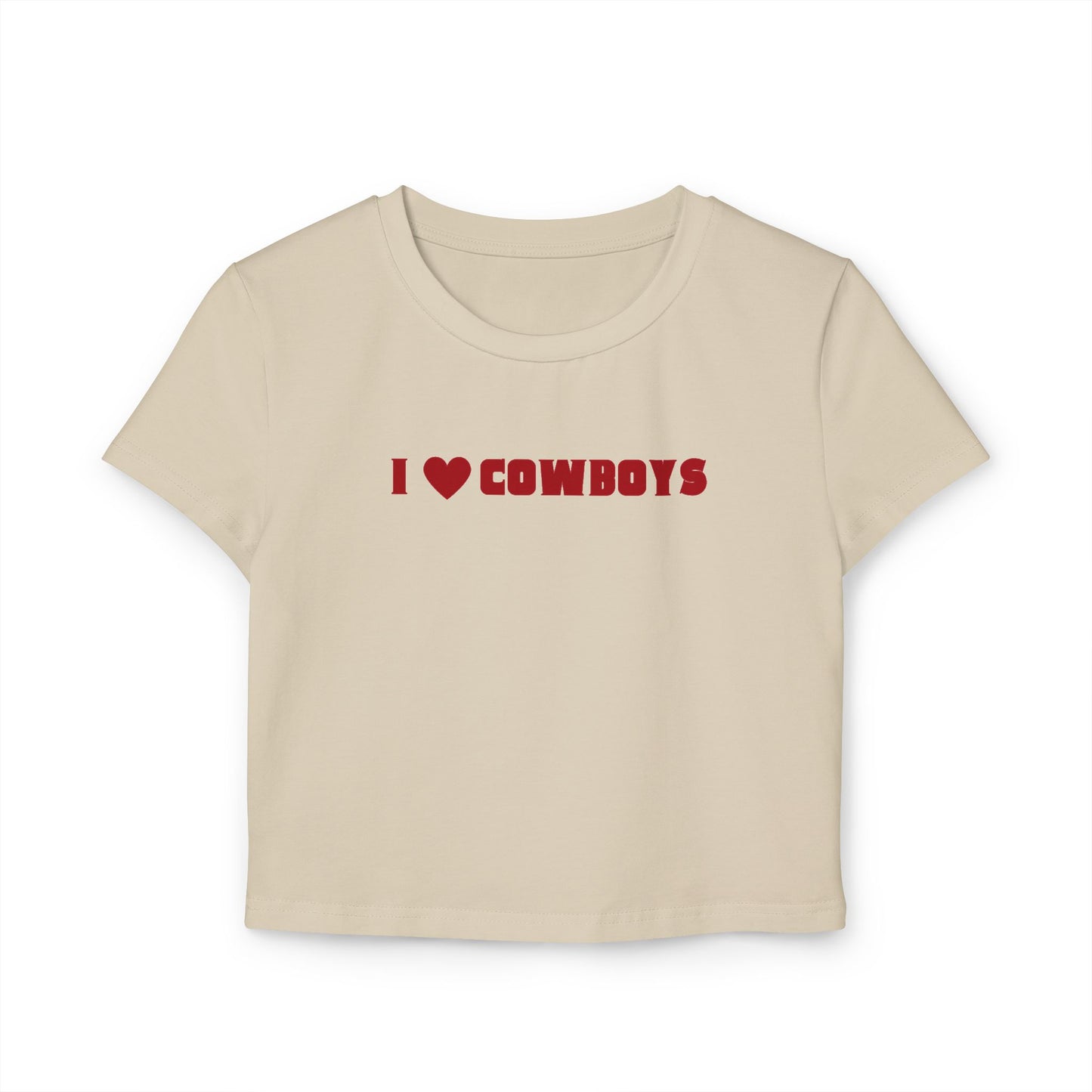 I Love Cowboys Baby Tee