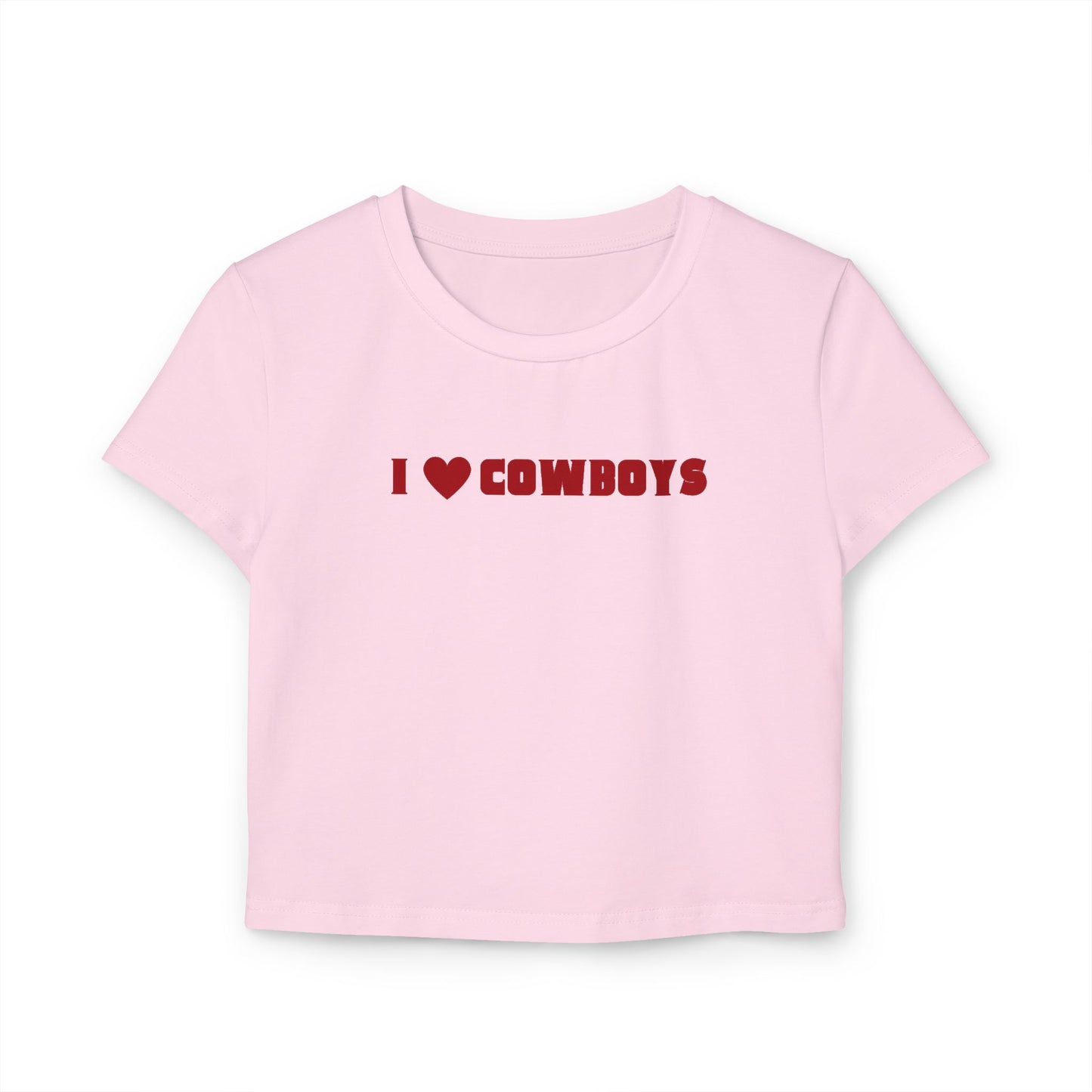 I Love Cowboys Baby Tee