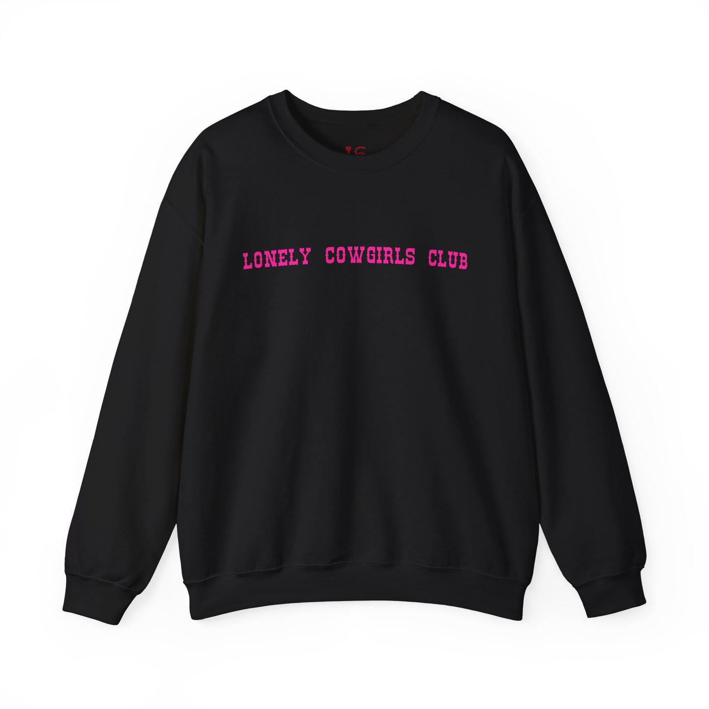 But Daddy He's a Cowboy Pink Crewneck