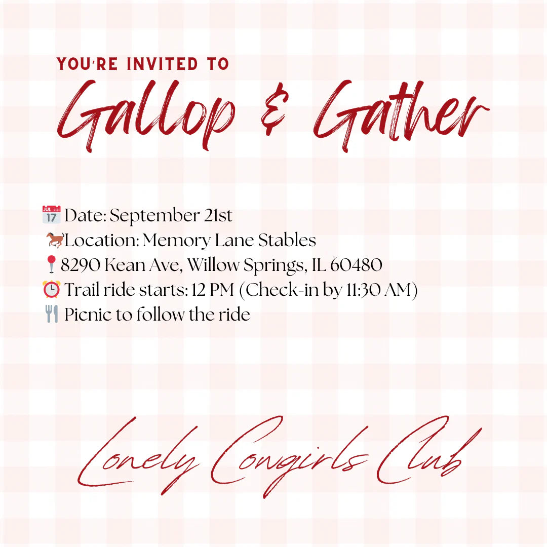 9/21 Trail Ride Gallop & Gather