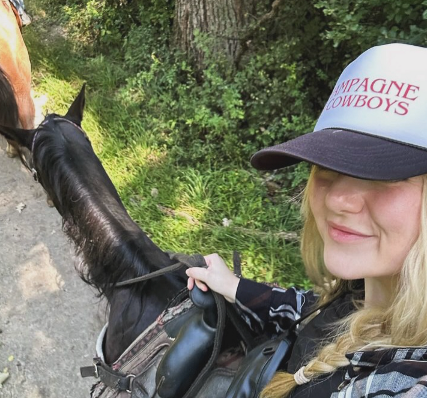 Champagne and Cowboys Trucker Hat