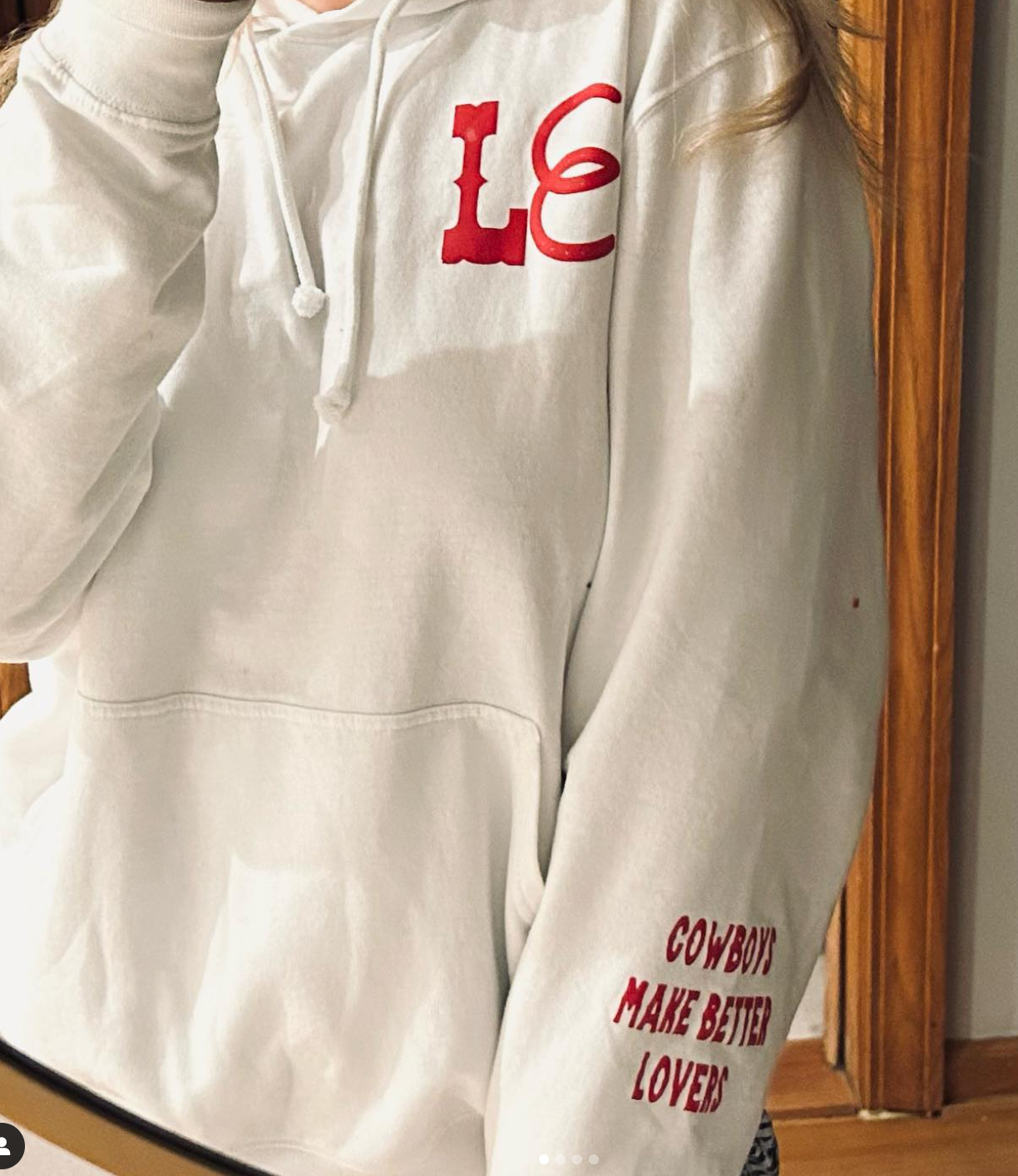 But Daddy He's a Cowboy Patchwork Hoodie