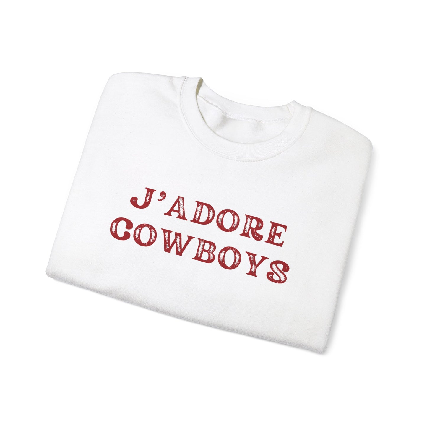 J'Adore Cowboys Crewneck