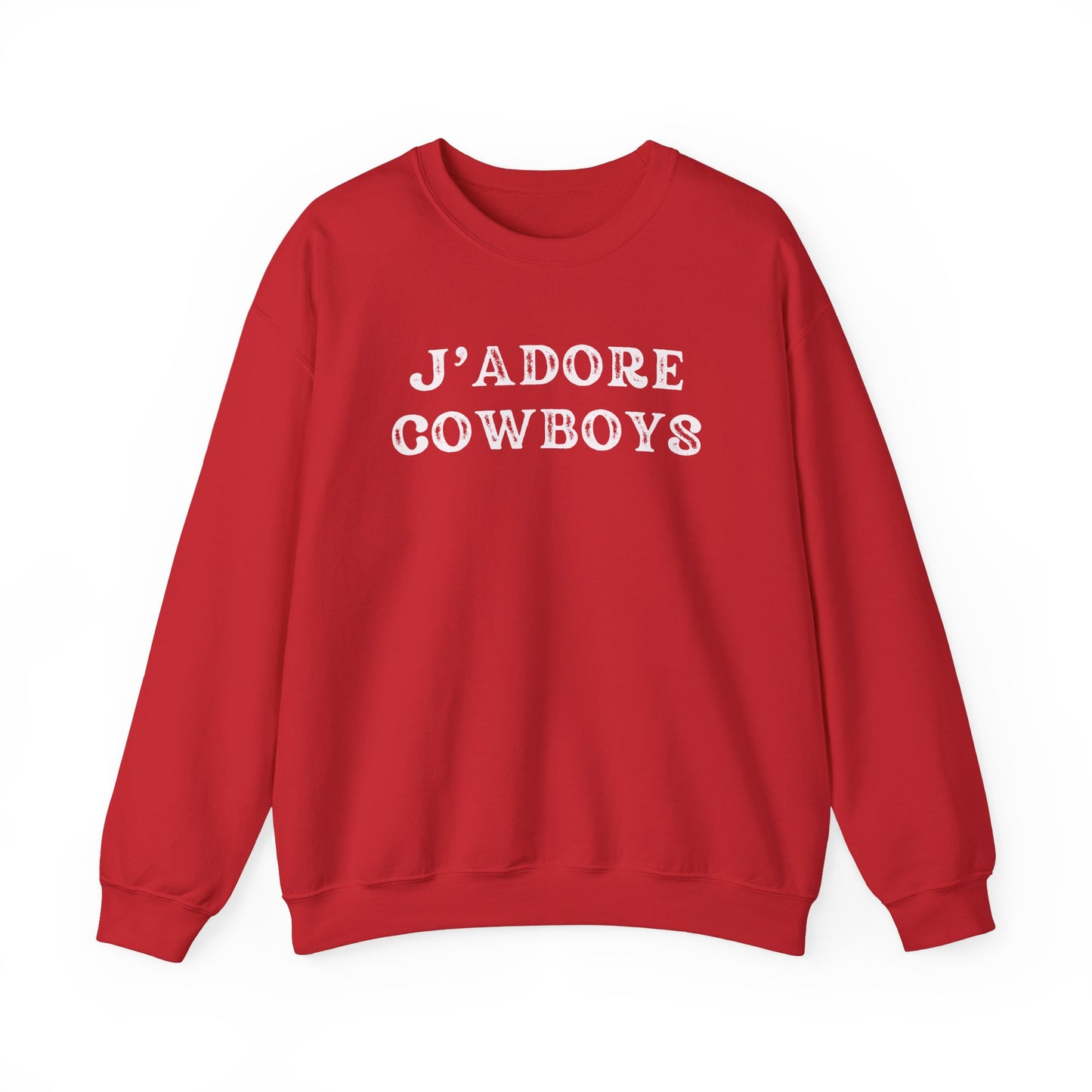 J'Adore Cowboys Crewneck