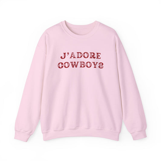 J'Adore Cowboys Crewneck