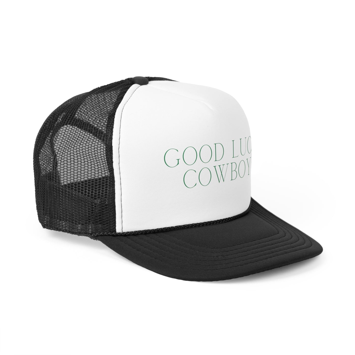 Good Luck Cowboy Trucker Hat