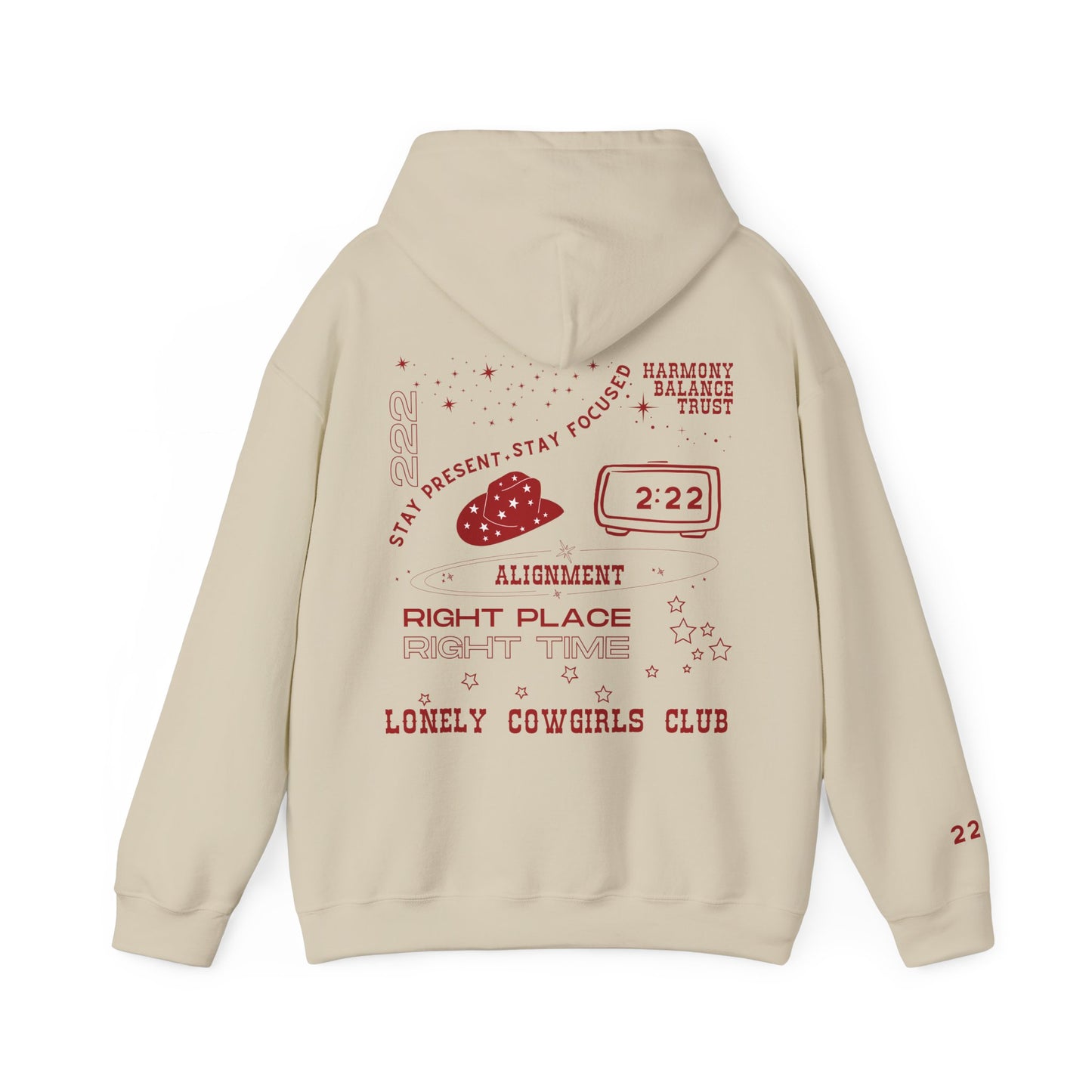 Right Place Right Time 222 Hoodie