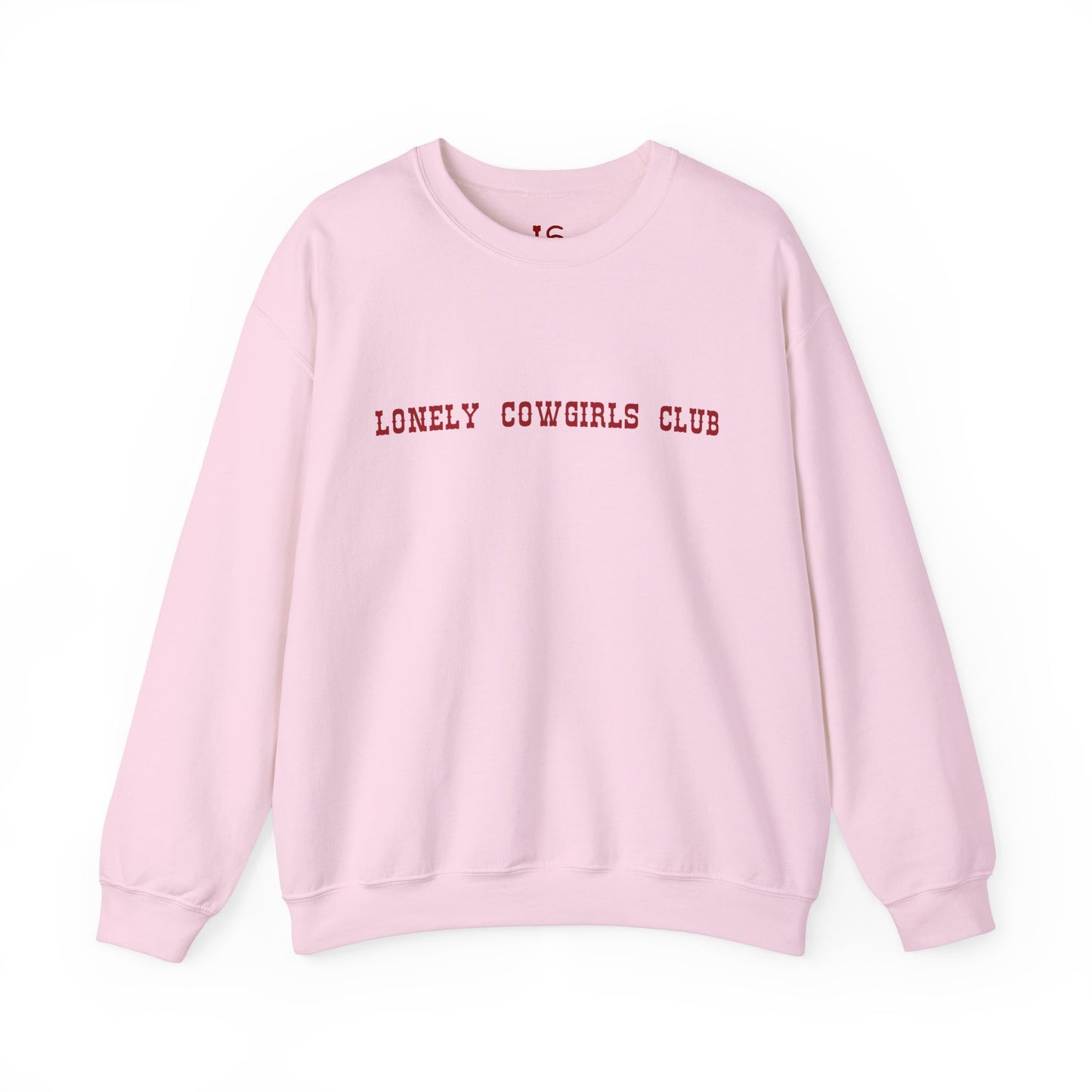But Daddy He's A Cowboy Red Crewneck