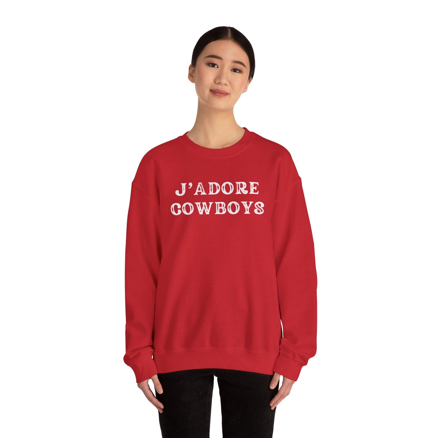 J'Adore Cowboys Crewneck