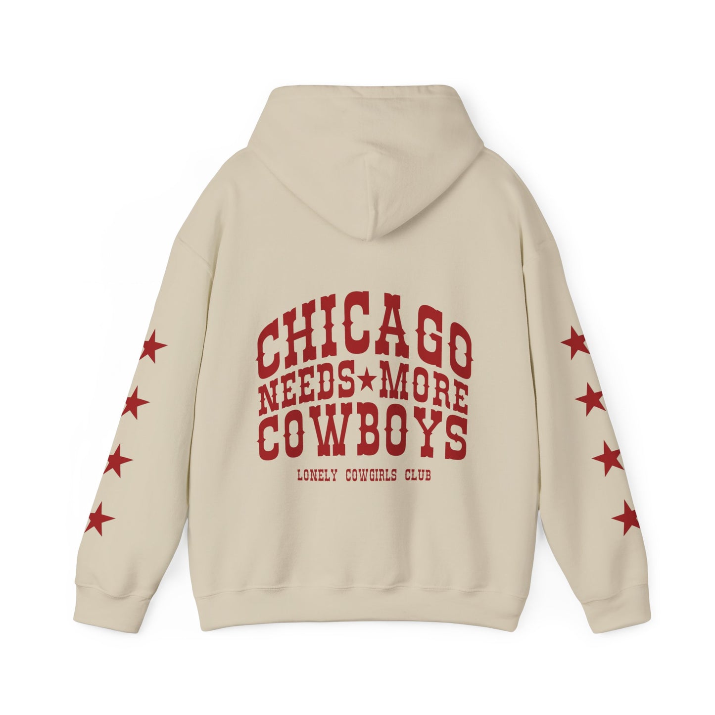 Chicago Needs More Cowboys Star Hoodie