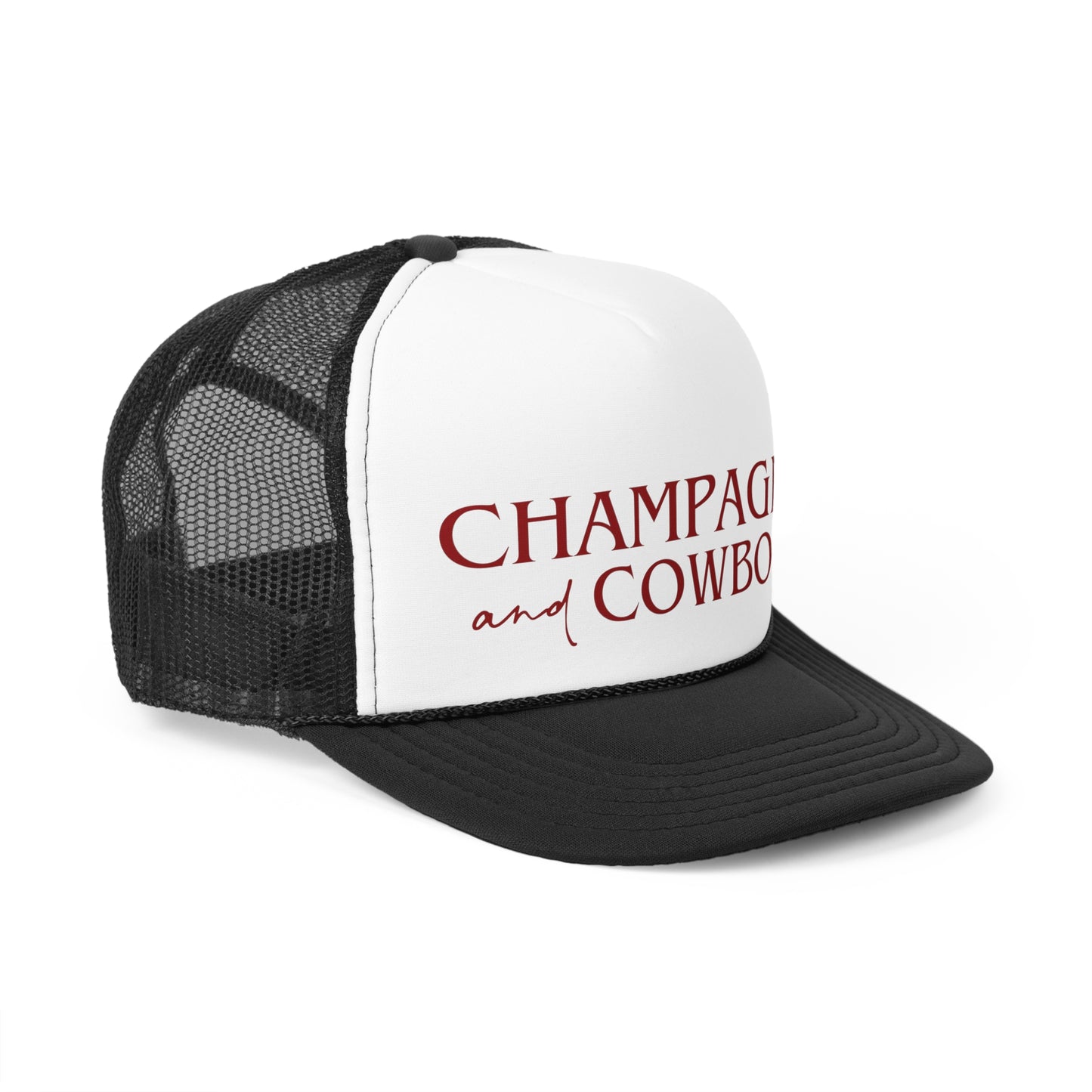 Champagne and Cowboys Trucker Hat