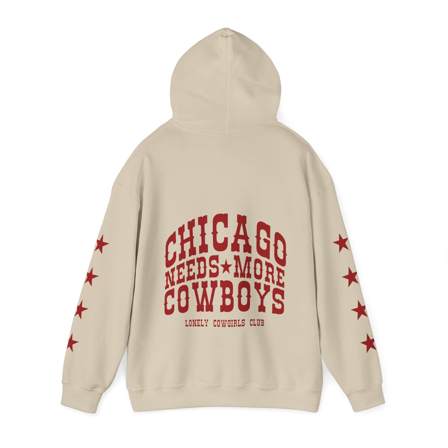 Chicago Needs More Cowboys Star Hoodie