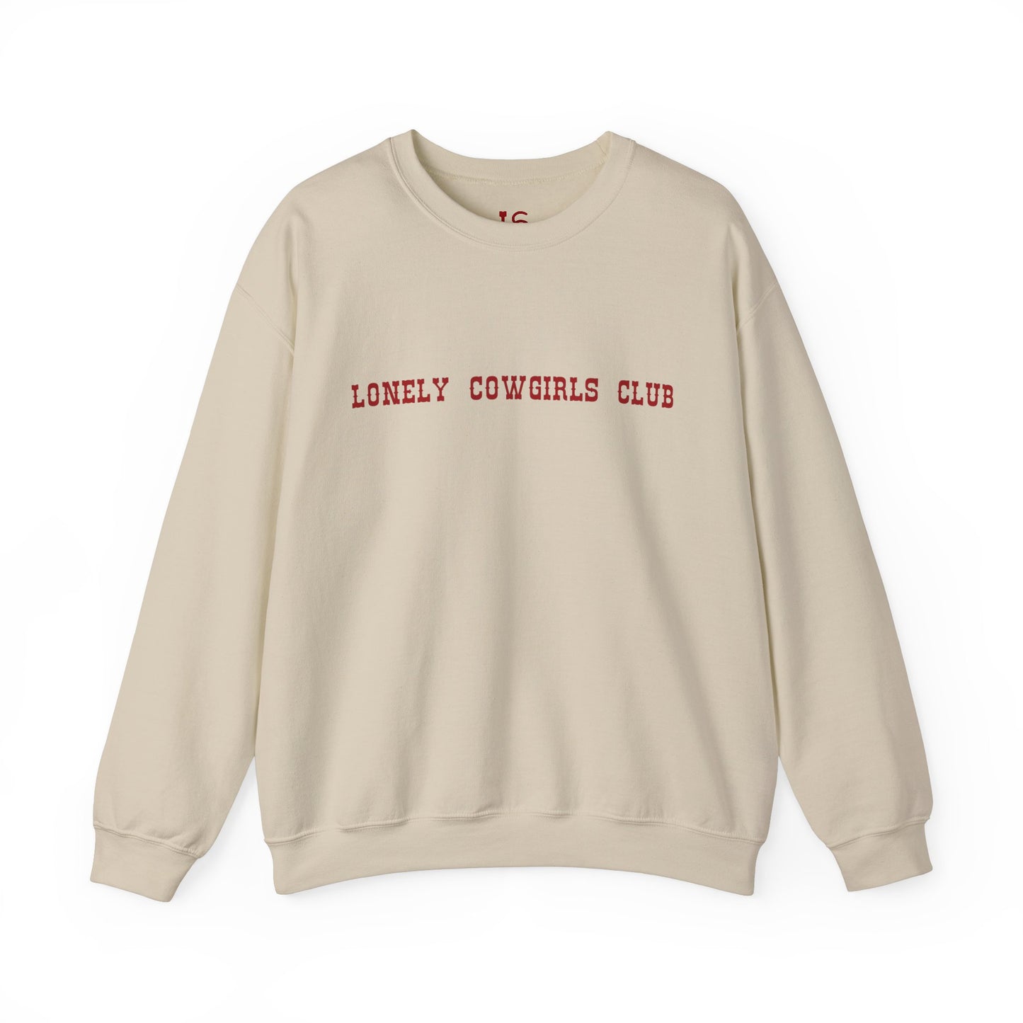 But Daddy He's A Cowboy Red Crewneck