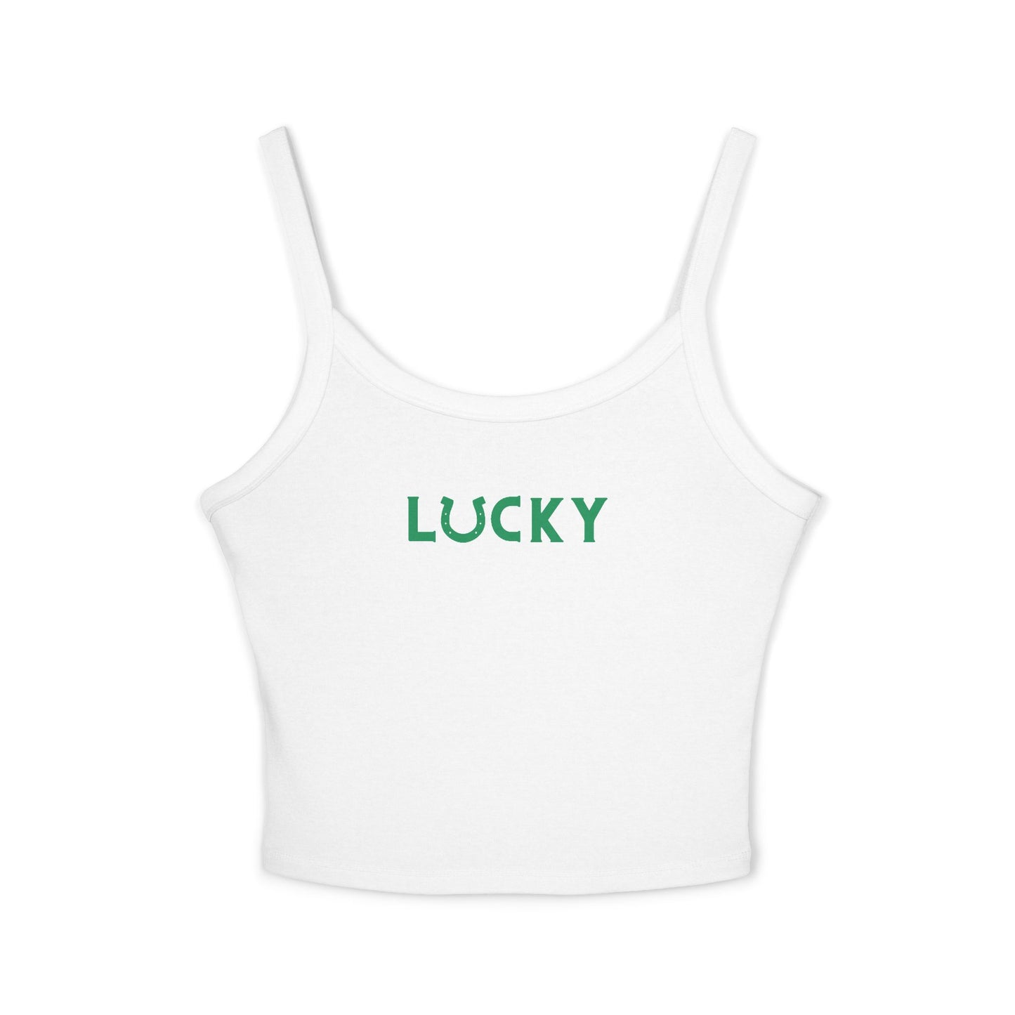 Lucky Spaghetti Strap Tank Top