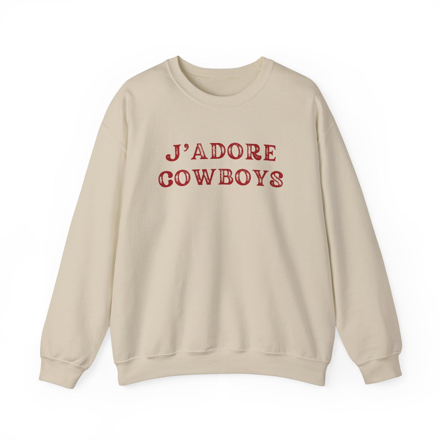 J'Adore Cowboys Crewneck