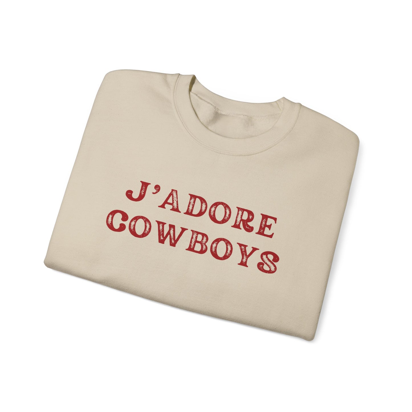 J'Adore Cowboys Crewneck