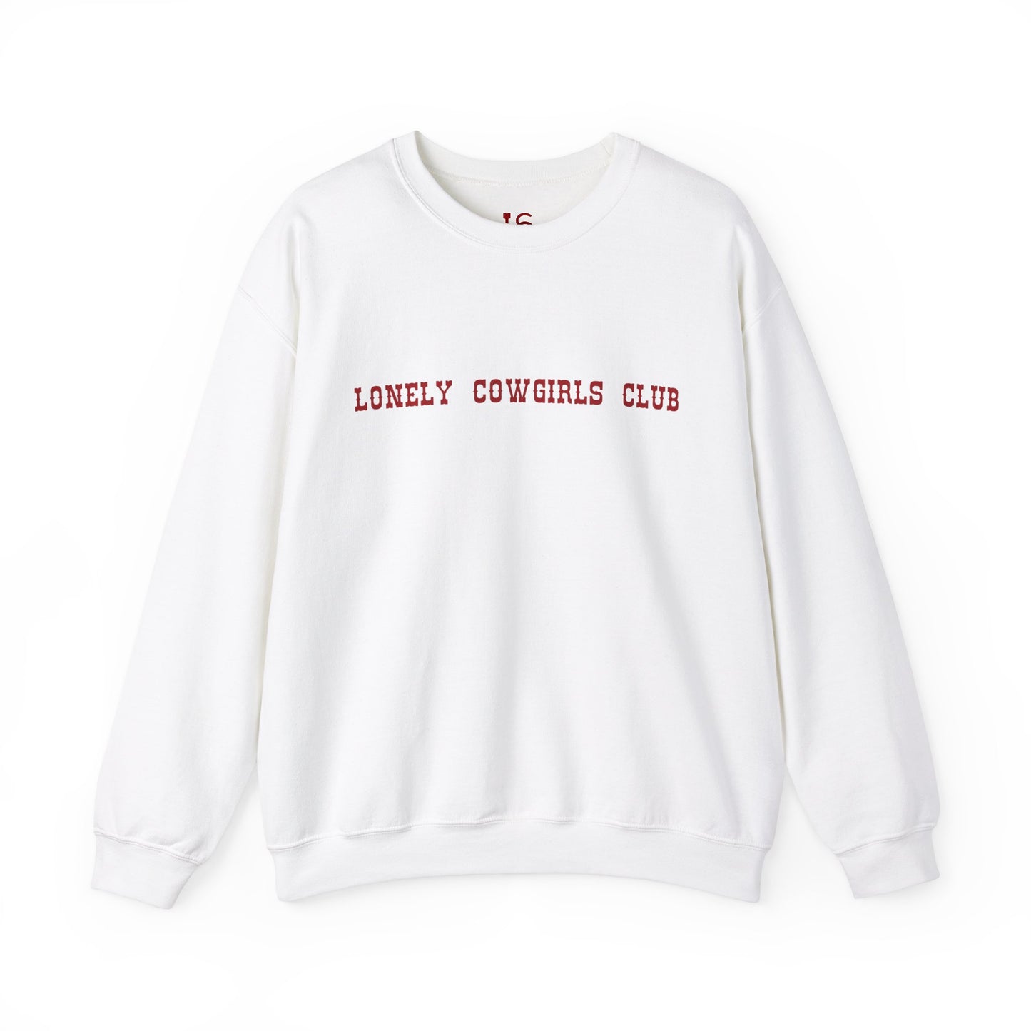 But Daddy He's A Cowboy Red Crewneck