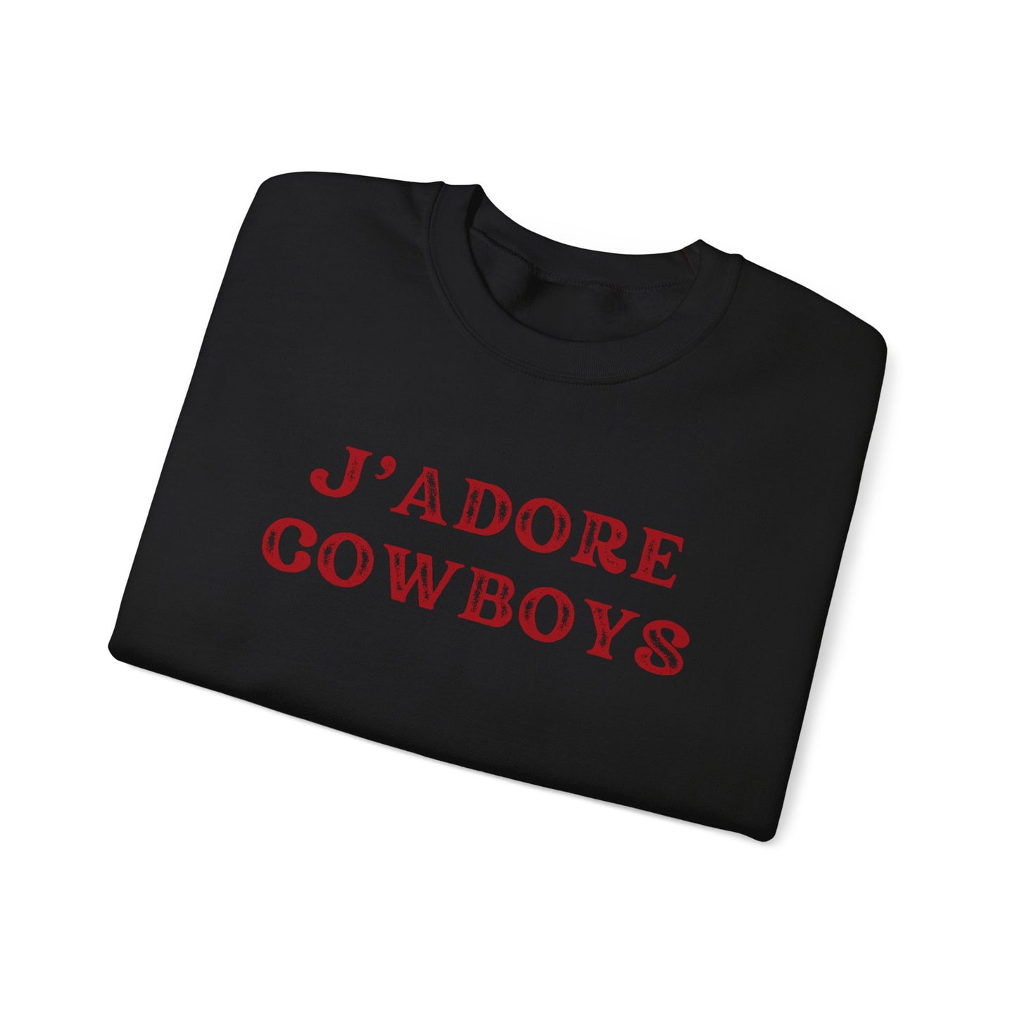 J'Adore Cowboys Crewneck