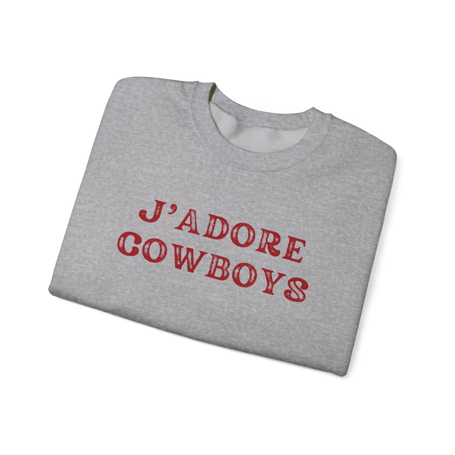 J'Adore Cowboys Crewneck