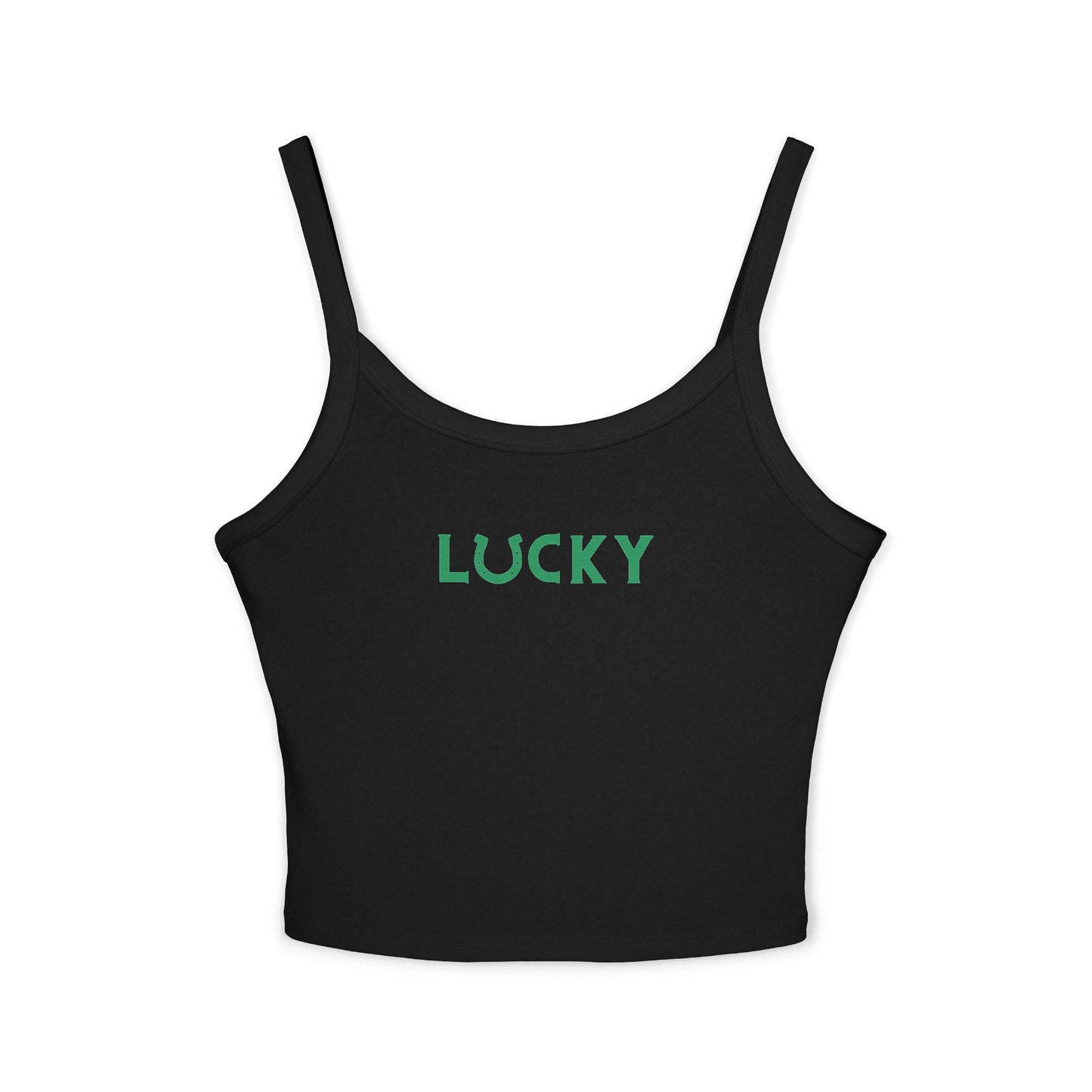 Lucky Spaghetti Strap Tank Top