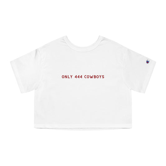 Only 444 Cowboys Cropped Tee