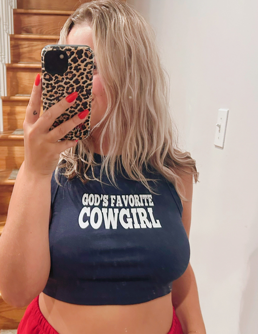 God's Favorite Cowgirl Tank Top
